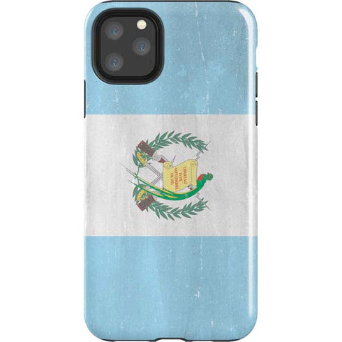 Guatemala Flag Distressed iPhone Cases